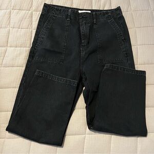 The Great. Drop waist grey pants